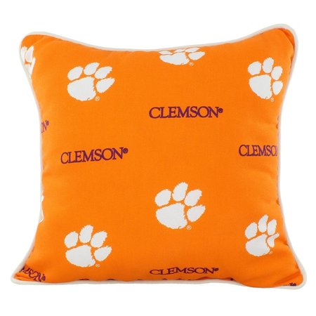 COLLEGE COVERS College Covers CLEODP 16 x 16 in. Clemson Tigers Outdoor Decorative Pillow CLEODP